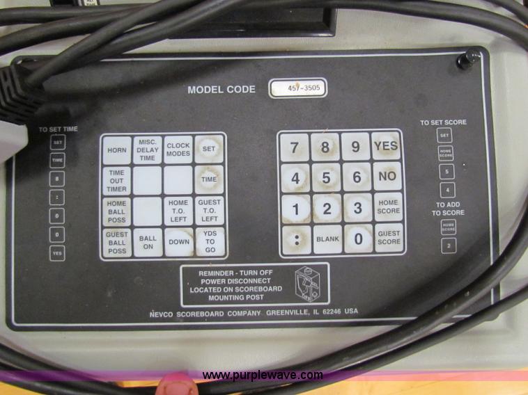 image for item V9310 NEVCO 2400 scoreboard