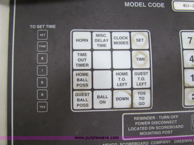 image for item V9310 NEVCO 2400 scoreboard