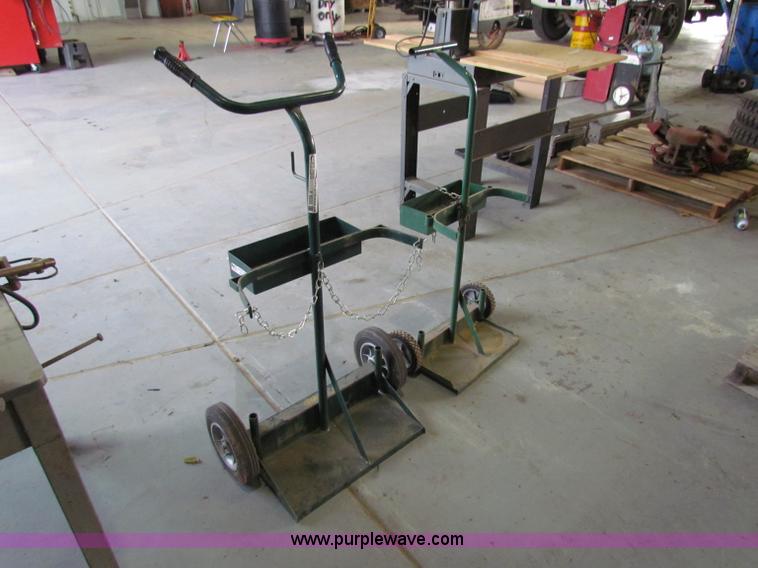 image for item V9333 (2) steel torch carts