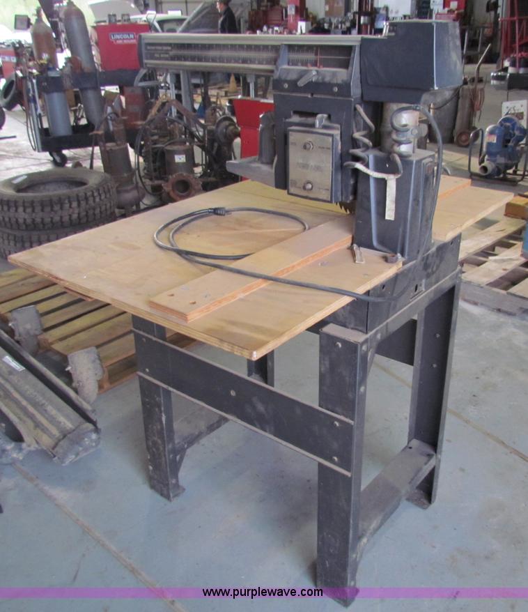 image for item V9334 Wards Powr-Kiart 10" radial arm saw