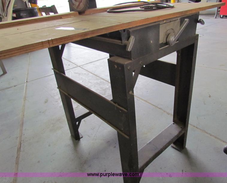 image for item V9334 Wards Powr-Kiart 10" radial arm saw