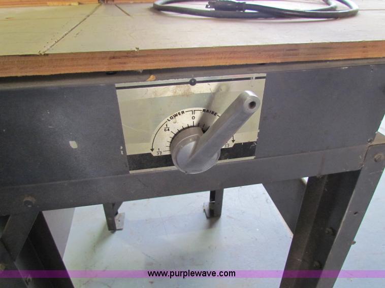 image for item V9334 Wards Powr-Kiart 10" radial arm saw