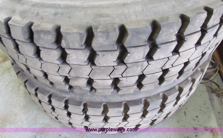 image for item V9339 (2) 225/70R19.5 recap drive tires