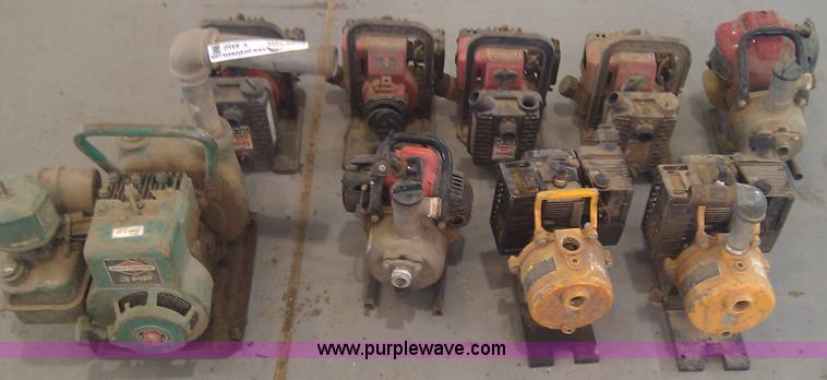image for item V9350 Assorted 1" gas powered water pumps