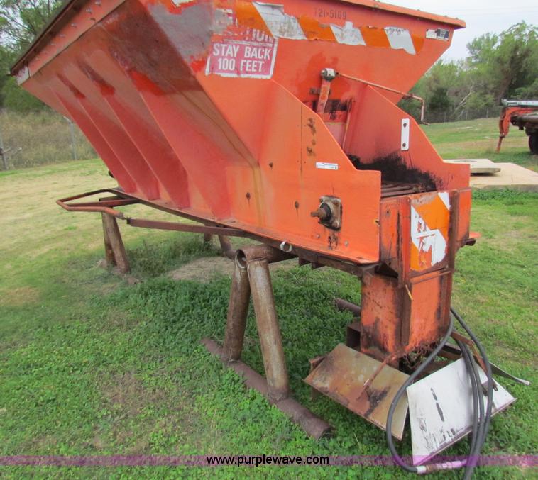 image for item V9355 2000 Fiber Glass Co. sand spreader