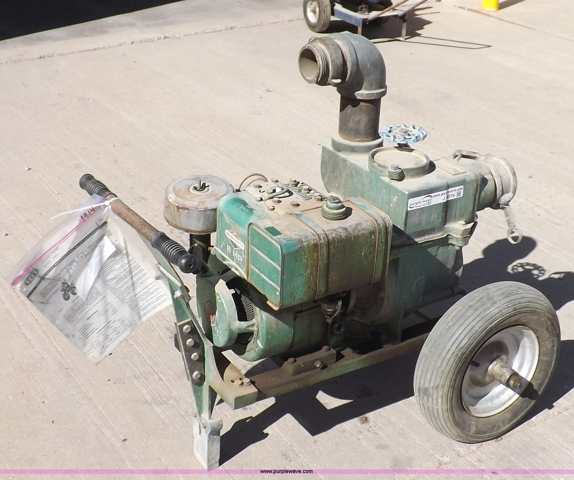Teel 3" centrifugal trash pump in Pueblo, CO Item J9074 sold Purple