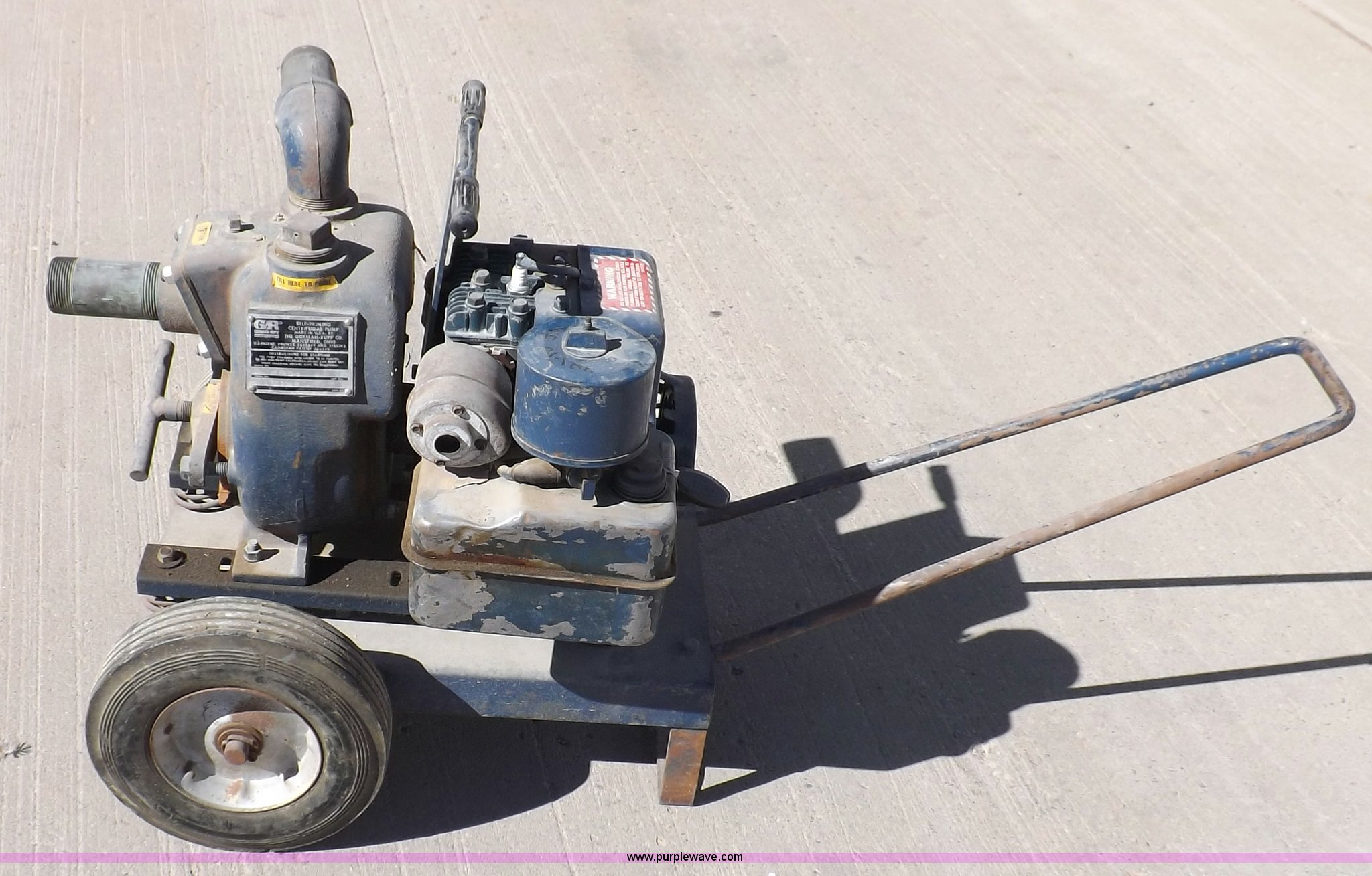 Gorman Rupp 1.5" centrifugal pump in Pueblo, CO Item J9075 sold