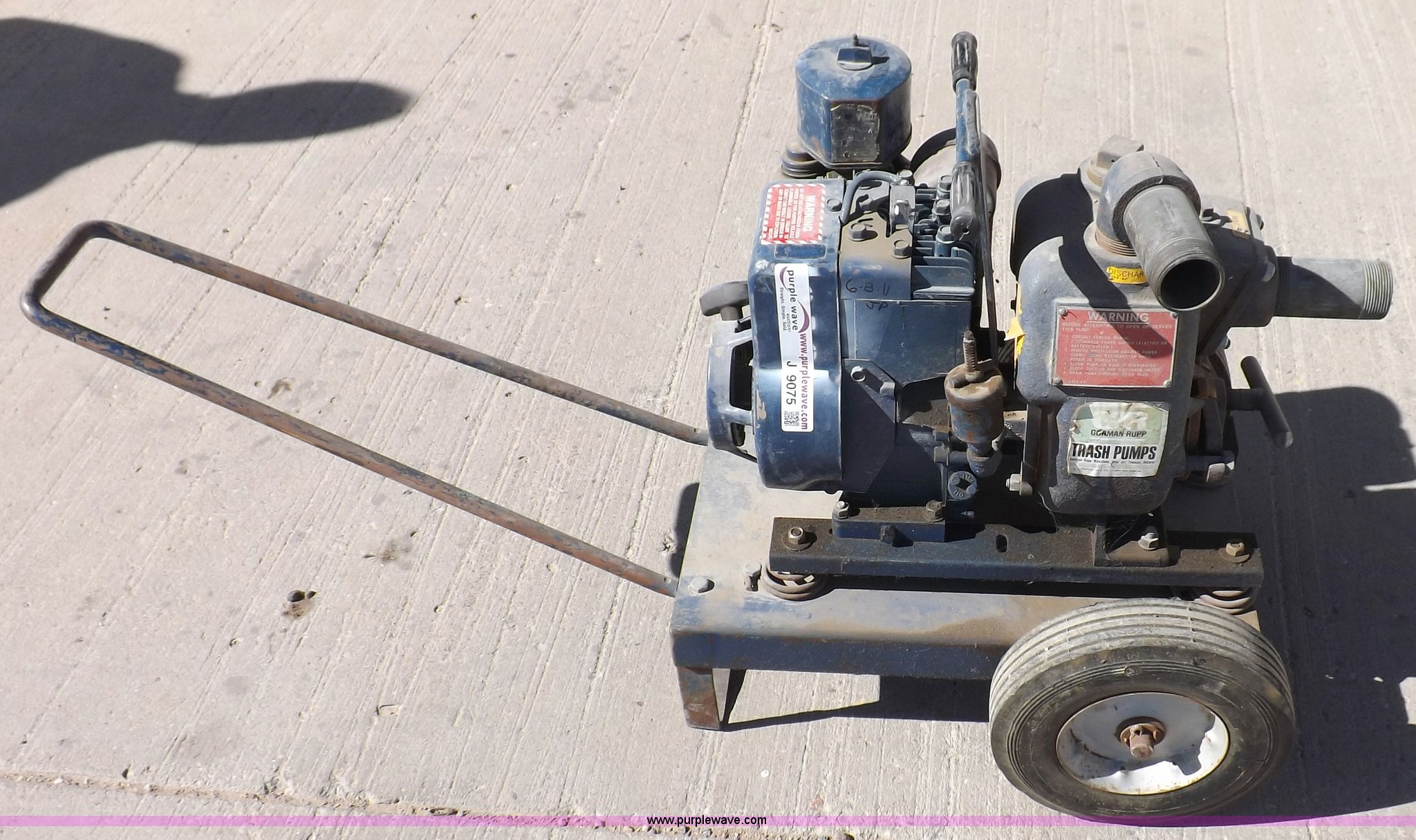 Gorman Rupp 1.5" centrifugal pump in Pueblo, CO Item J9075 sold