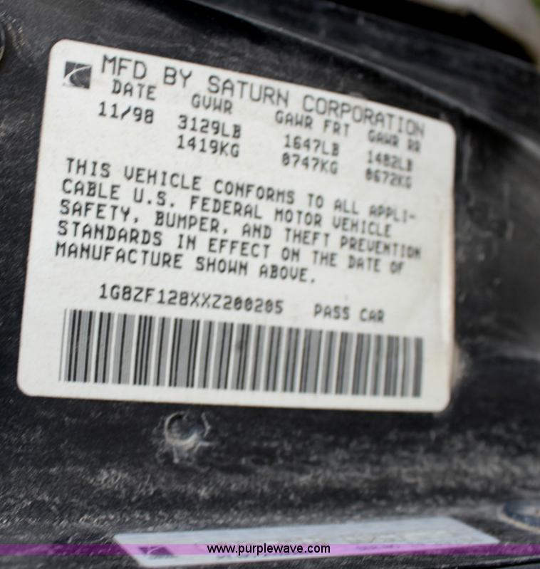 image for item E4269 1999 Saturn SC1