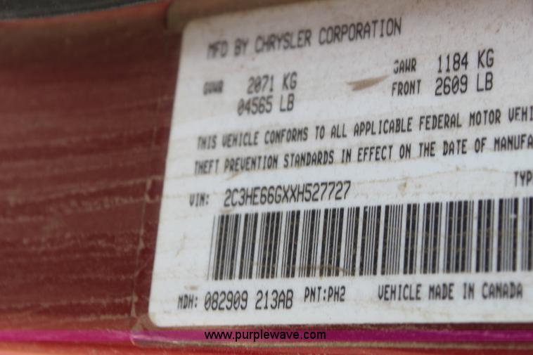 image for item E4271 1999 Chrysler 300M