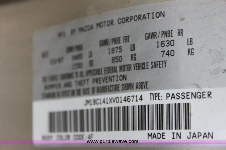 image for item E4276 1997 Mazda Protege