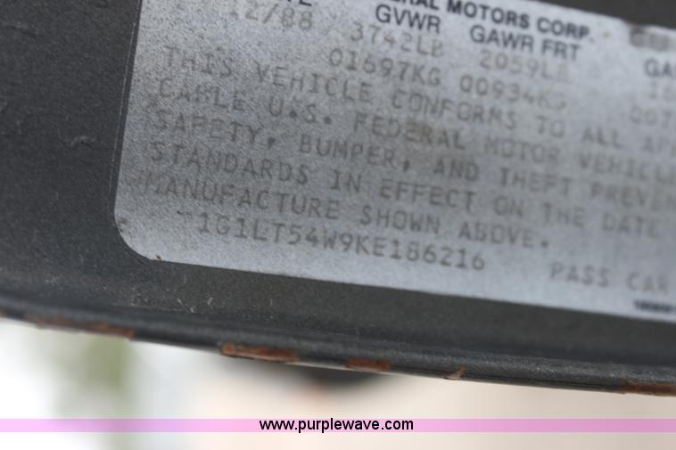 image for item E4288 1989 Chevrolet Corsica