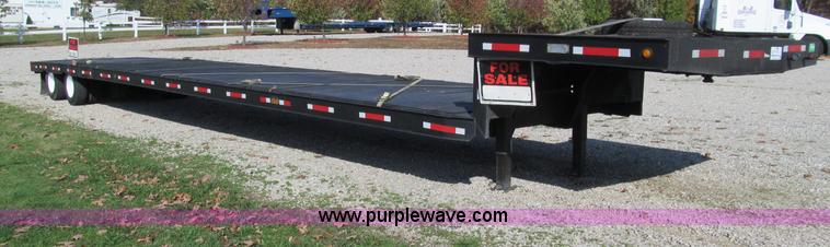 image for item F4633 1988 MO Trailers 48' flatbed trailer