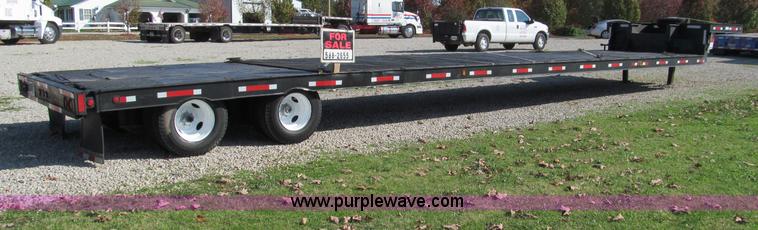 image for item F4633 1988 MO Trailers 48' flatbed trailer