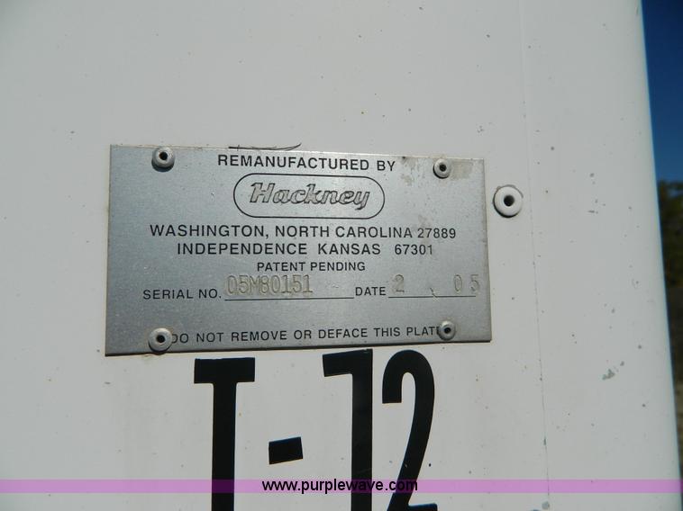 image for item G7547 1995 Hackney & Sons beverage trailer