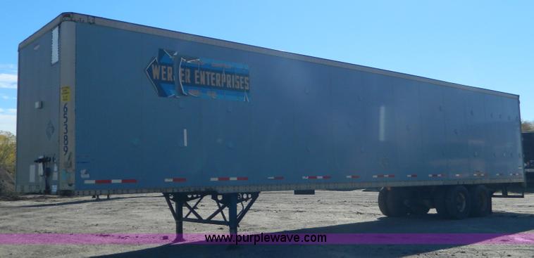 image for item G7548 1998 Wabash CP102CW dry van trailer