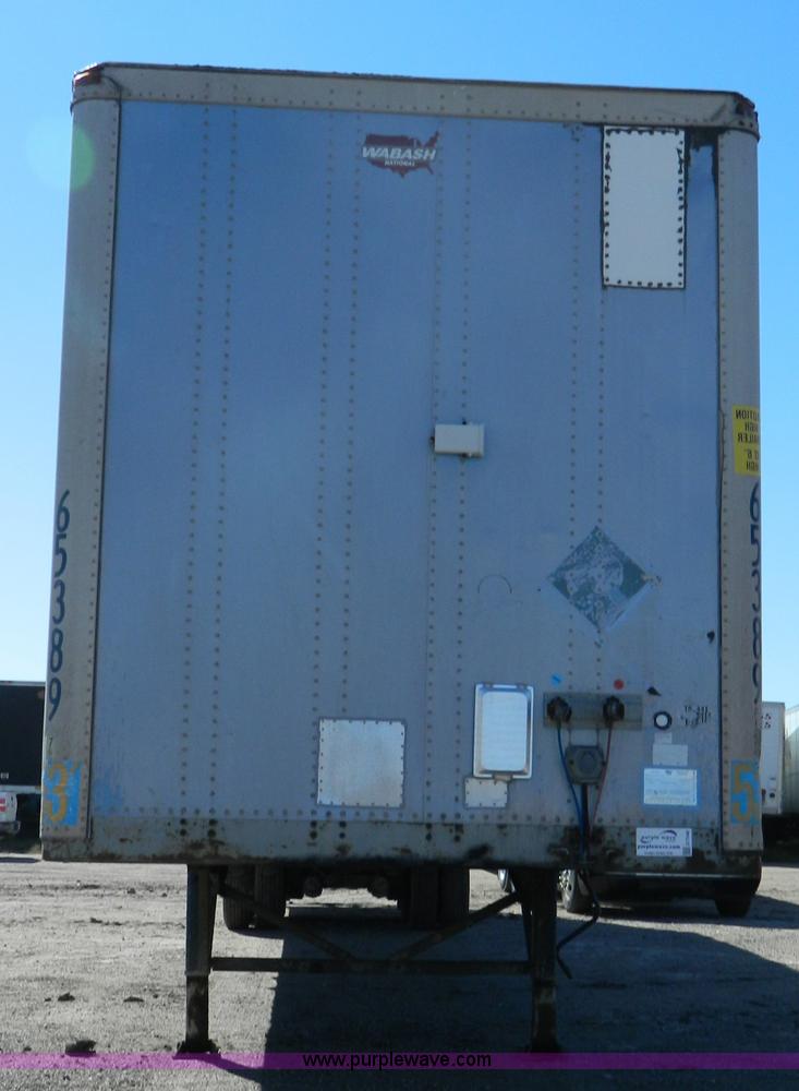 image for item G7548 1998 Wabash CP102CW dry van trailer