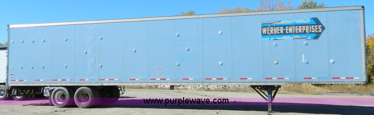 image for item G7548 1998 Wabash CP102CW dry van trailer