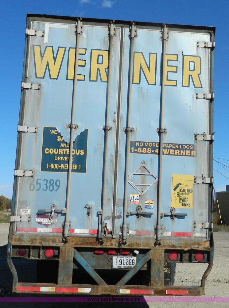 image for item G7548 1998 Wabash CP102CW dry van trailer