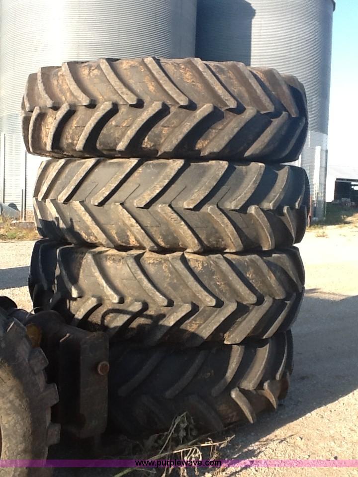 image for item B1504 (4) 520/85R42 combine straddle dual tires