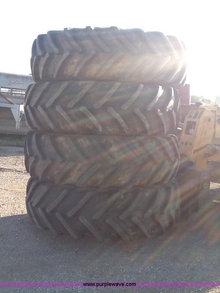 image for item B1504 (4) 520/85R42 combine straddle dual tires