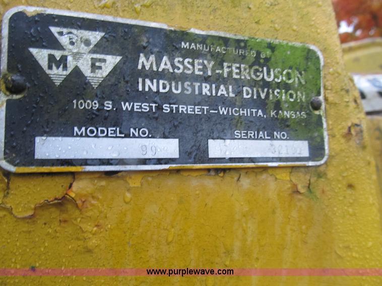 image for item B2928 1959 Massey-Ferguson 202 Industrial Work Bull tractor