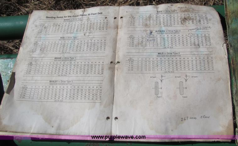 image for item B5254 Great Plains 30' grain drill