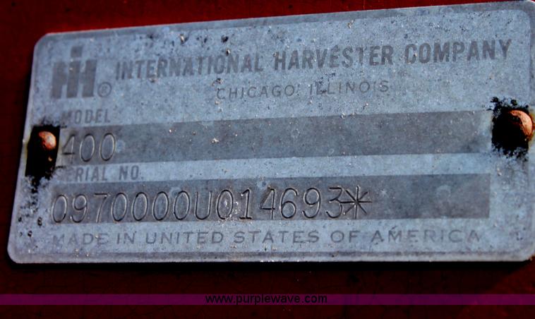 image for item B7412 International 400 Cyclo planter