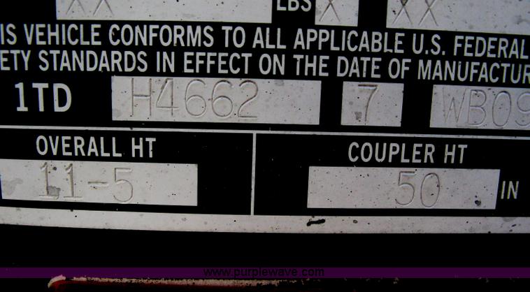 image for item B8262 1997 Timpte spread-axle hopper bottom trailer