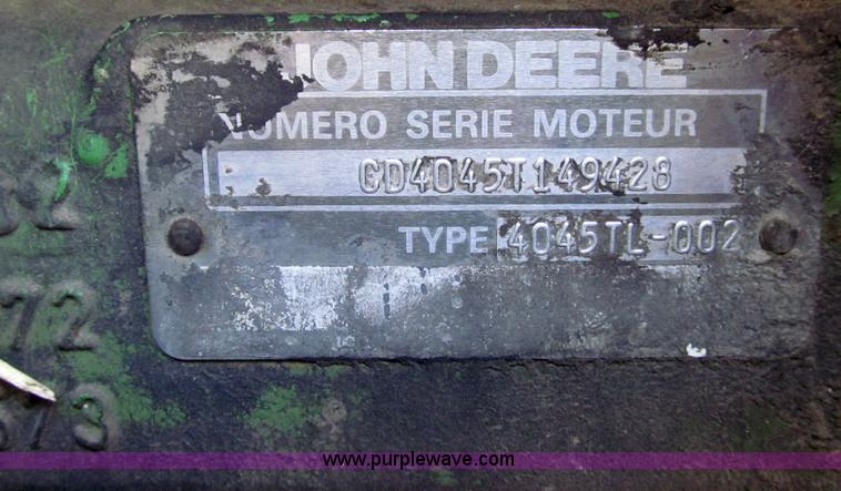 image for item E3533 1994 John Deere 6400 tractor