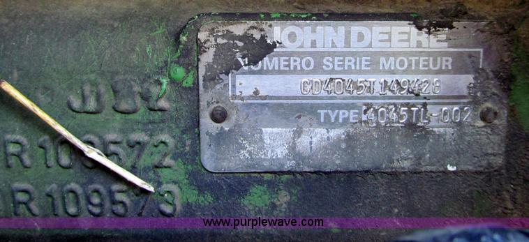 image for item E3533 1994 John Deere 6400 tractor