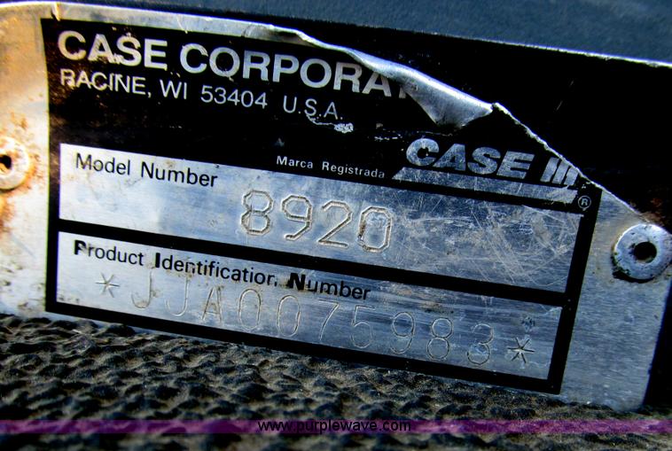 image for item E3536 1997 Case IH 8920 MFWD tractor