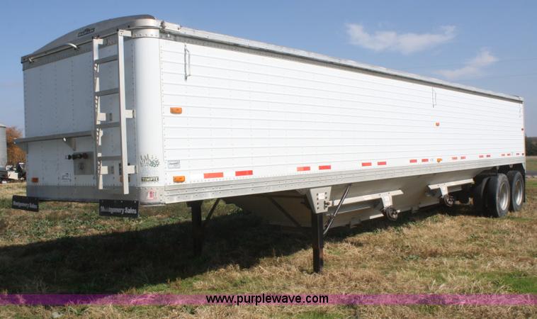 image for item F2522 1993 Timpte 42' double hopper bottom grain trailer