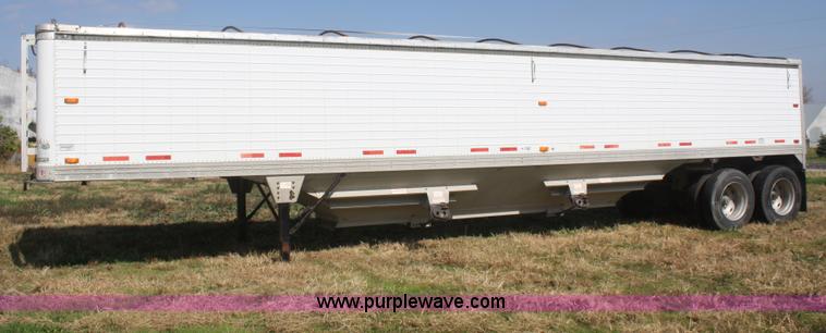 image for item F2522 1993 Timpte 42' double hopper bottom grain trailer