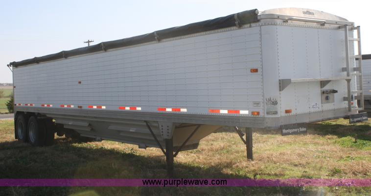 image for item F2522 1993 Timpte 42' double hopper bottom grain trailer