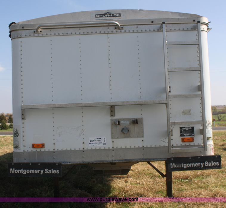 image for item F2522 1993 Timpte 42' double hopper bottom grain trailer