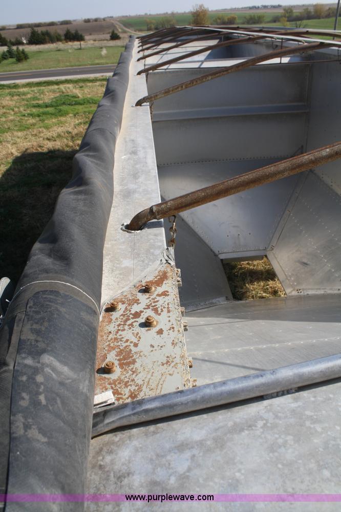 image for item F2522 1993 Timpte 42' double hopper bottom grain trailer