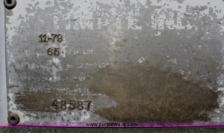 image for item F2523 1979 Timpte 40' double hopper bottom grain trailer