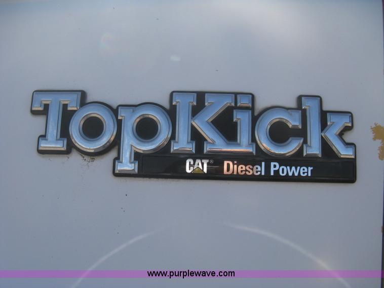 image for item B8272 1991 GMC TopKick SLE flatbed dump truck
