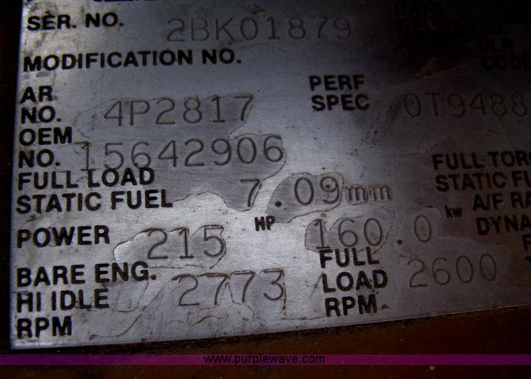 image for item B8272 1991 GMC TopKick SLE flatbed dump truck