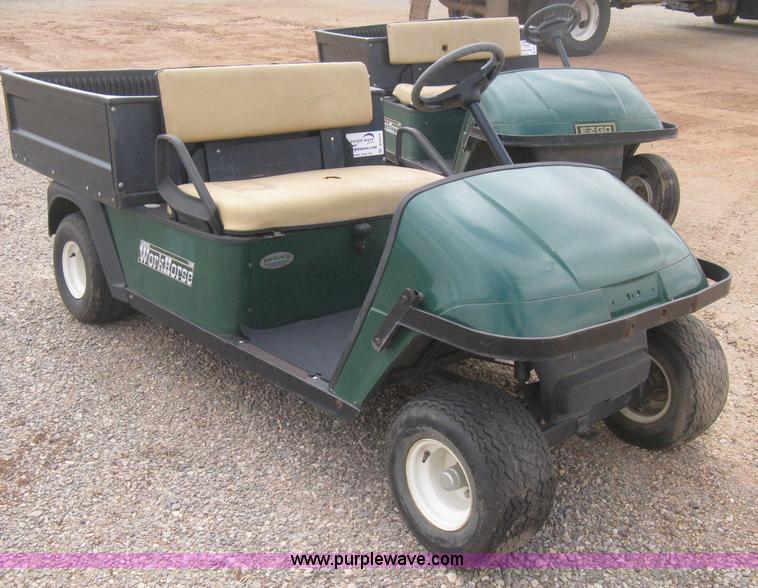 image for item B8279 (2) EZ-GO 1200G Work Horse golf carts