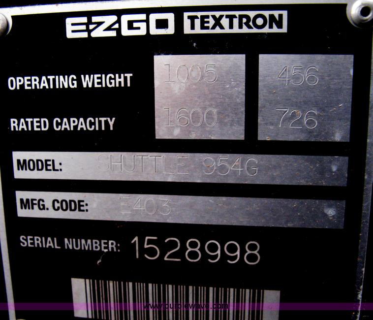 image for item B8282 EZ-GO 954F shuttle golf cart