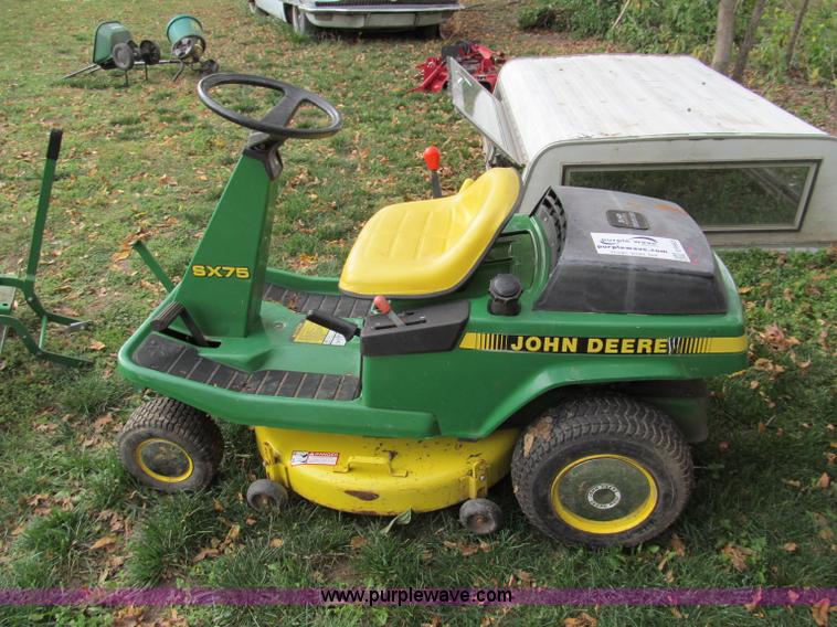 image for item E5663 John Deere SX75 lawn mower