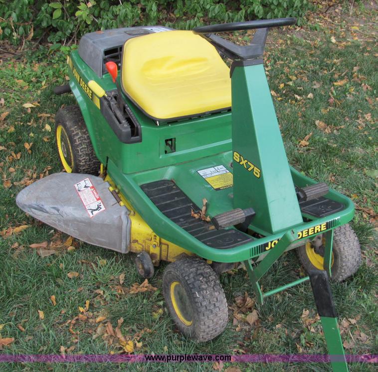 image for item E5663 John Deere SX75 lawn mower