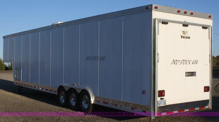 image for item F2684 2002 Vintage 44' enclosed trailer