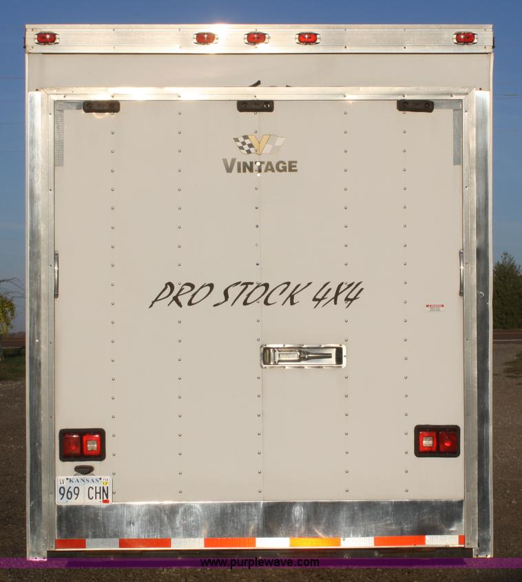 image for item F2684 2002 Vintage 44' enclosed trailer