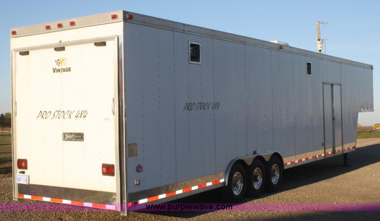 image for item F2684 2002 Vintage 44' enclosed trailer
