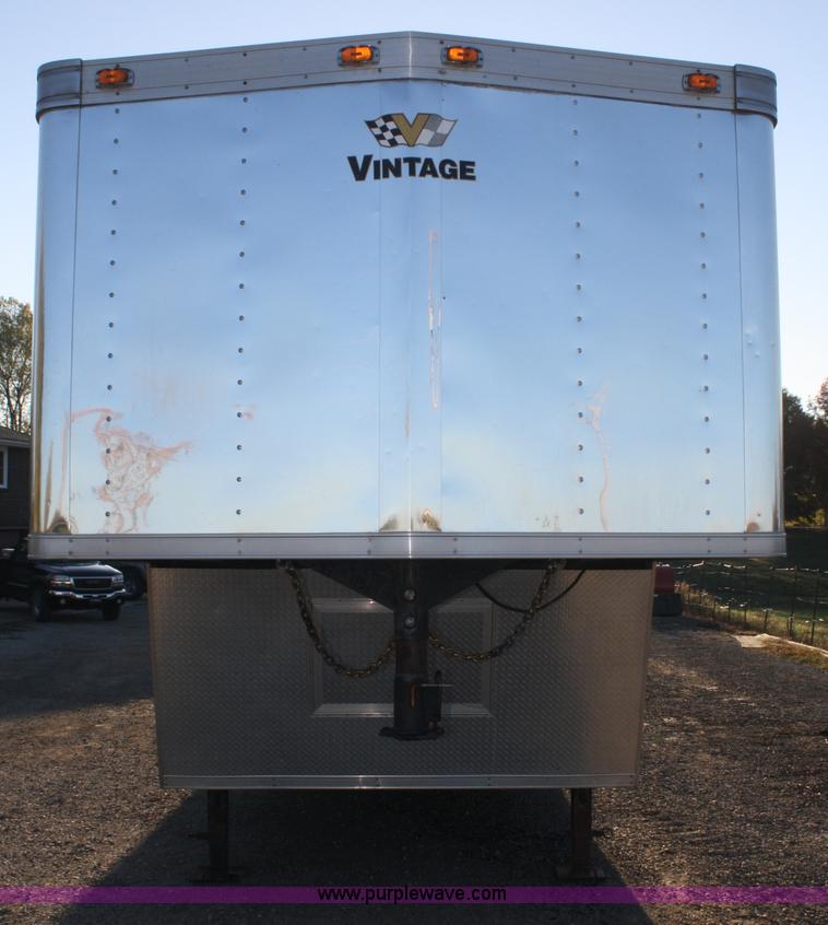 image for item F2684 2002 Vintage 44' enclosed trailer