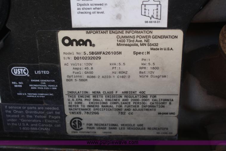 image for item F2684 2002 Vintage 44' enclosed trailer