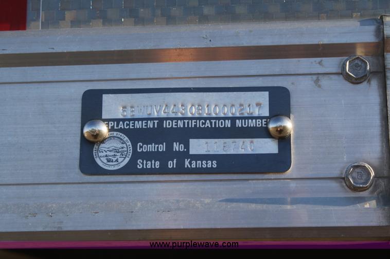 image for item F2684 2002 Vintage 44' enclosed trailer